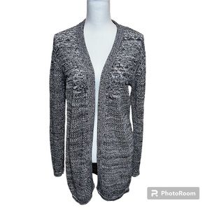 Skies Are Blue Open Front Cardigan Sweater